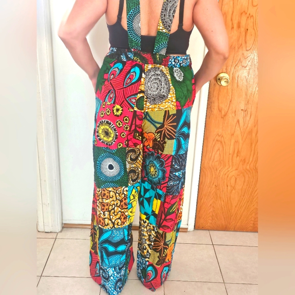 Colorful Patchwork Jumpsuit - image 1